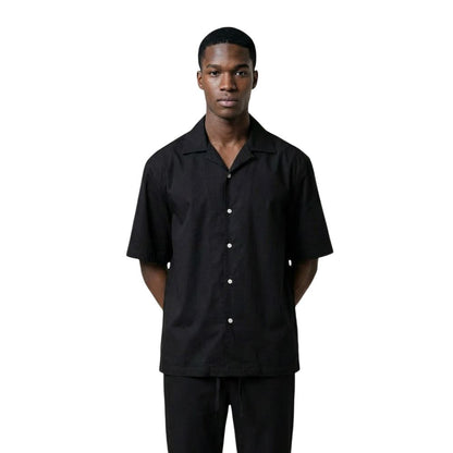 Only & Sons Black Cotton Shortsleeve Shirt