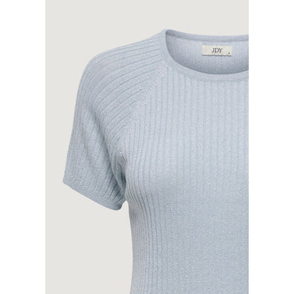 Jacqueline De Yong Blue Viscose T-Shirt