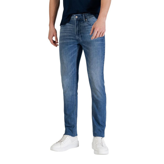 Calvin Klein Jeans Men's Skinny Stretch Denim Cotton Jeans Jeans - Blue Signature
