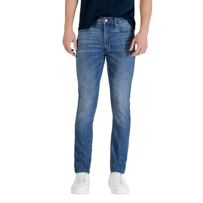 Calvin Klein Jeans Blue Cotton Skinny Jeans