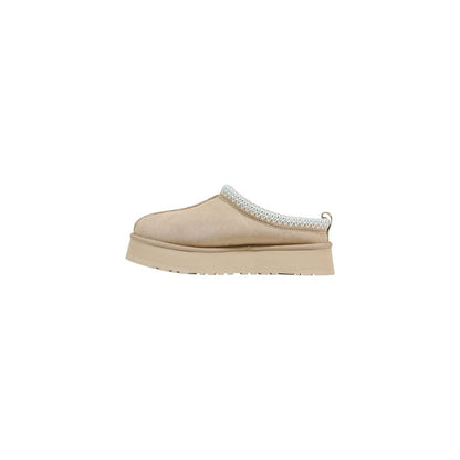 UGG Beige Suede Leather Slippers