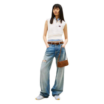 Tommy Hilfiger Jeans Blue Recycled Cotton Boyfriend Jeans