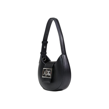 Armani Exchange Black Polyester Handbag