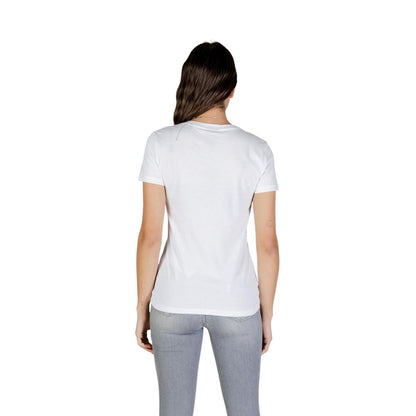 Armani Exchange White Cotton T-Shirt