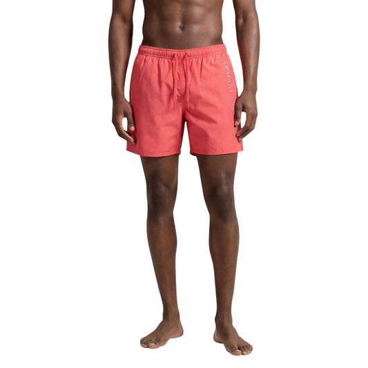 Swim Shorts by Armani Exchange for men in polyester orange features a resort ready silhouette, perfectly capturing the resort ready aesthetic of Men's Polyester Swim Shorts with a resort ready finish.