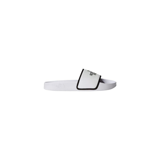 Slider Slippers by The North Face for men in polyester white features an effortlessly elegant silhouette, showcasing the Men's Polyester Slider Slippers design with an effortlessly elegant and a for a effortlessly elegant look.