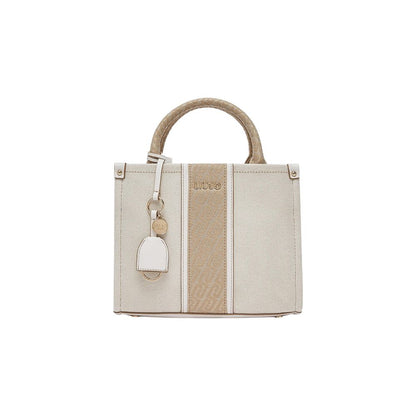 Liu Jo Beige Cotton Handbag