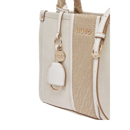 Liu Jo Beige Cotton Handbag