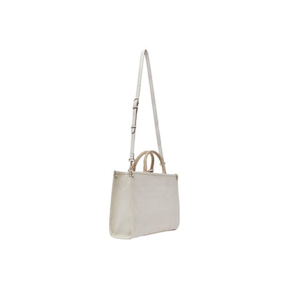 Liu Jo Beige Cotton Handbag