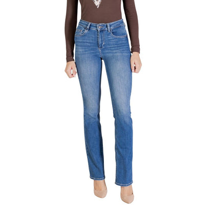 Liu Jo Women's Skinny Flared Bootcut Stretch Denim Cotton Jeans - Blue