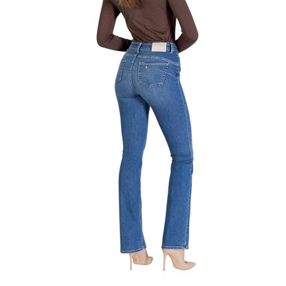 Liu Jo Women's Skinny Flared Bootcut Stretch Denim Cotton Jeans - Blue