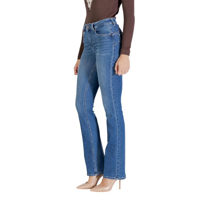 Liu Jo Women's Skinny Flared Bootcut Stretch Denim Cotton Jeans - Blue