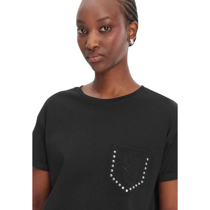 Liu Jo Bicolor Cotton T-Shirt