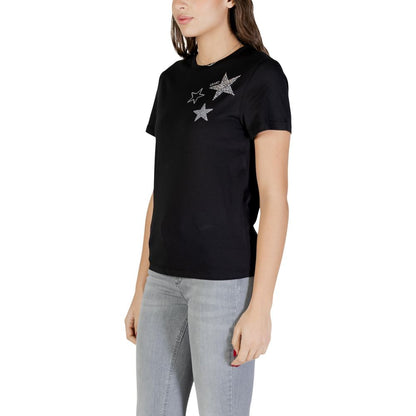 Liu Jo Black Cotton T-Shirt