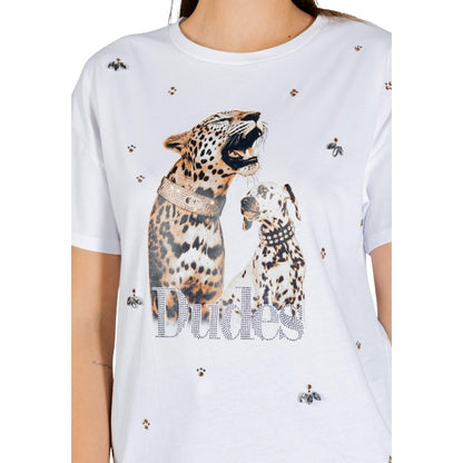 Liu Jo White Cotton T-Shirt