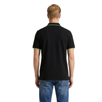 U.S. POLO ASSN. Black Cotton Polo Shirt