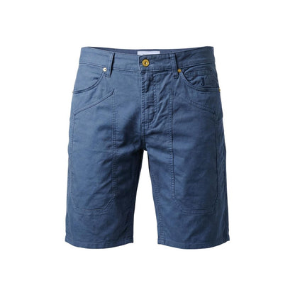 Jeckerson Blue Cotton Bermuda Shorts
