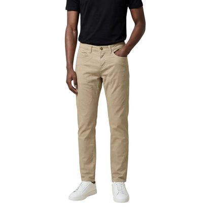 Jeckerson Beige Elastane Skinny Pants
