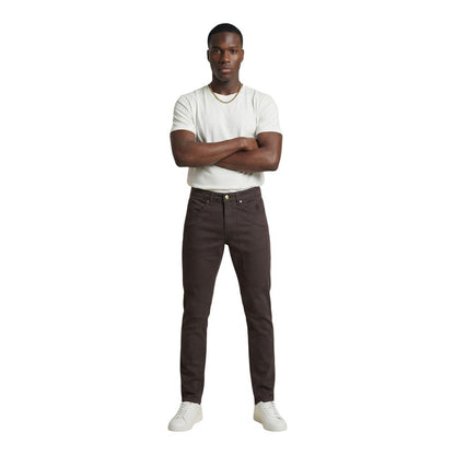 Jeckerson Brown Cotton Skinny Jeans