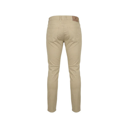Jeckerson Beige Elastane Skinny Pants
