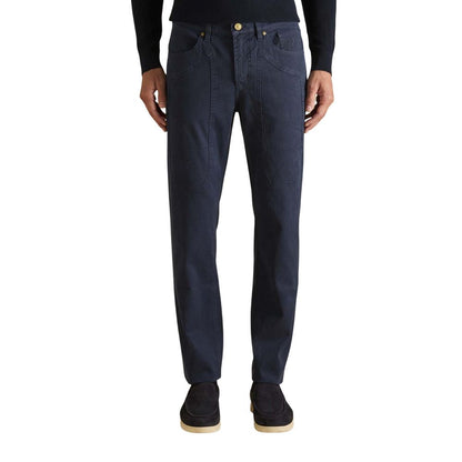 Jeckerson Blue Cotton Skinny Jeans