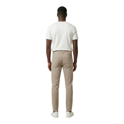Jeckerson Beige Cotton Skinny Jeans