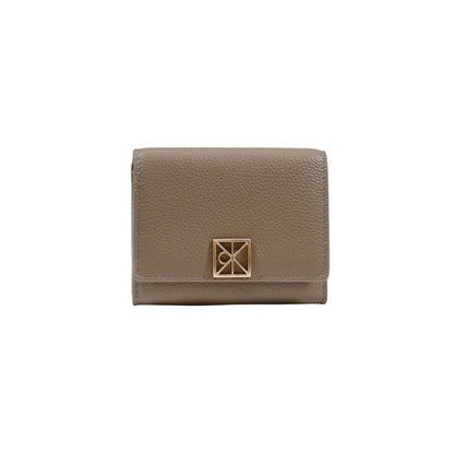 Calvin Klein Beige Leather Wallet