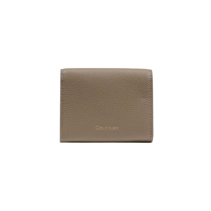 Calvin Klein Beige Leather Wallet