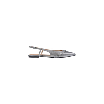 Guess Gray Polyester Platform Pumps
