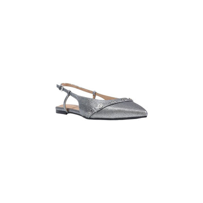 Guess Gray Polyester Platform Pumps