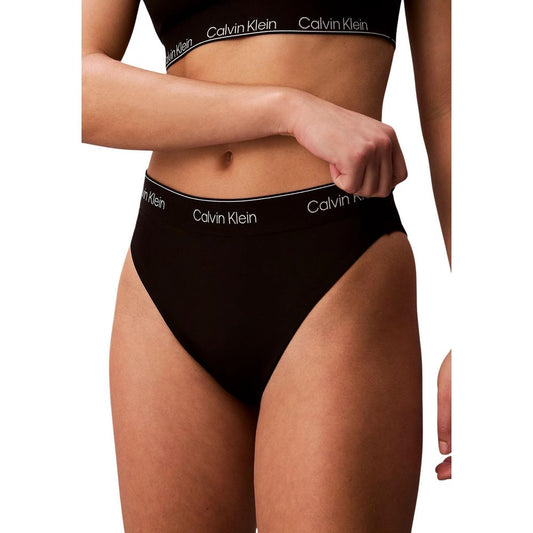 Swim Briefs by Calvin Klein Jeans for women in stretch polyester black & striped features a resort ready silhouette from the Women's Stretch Polyester Swim Briefs collection, showcasing a resort ready finish with a streamlined resort ready fit.