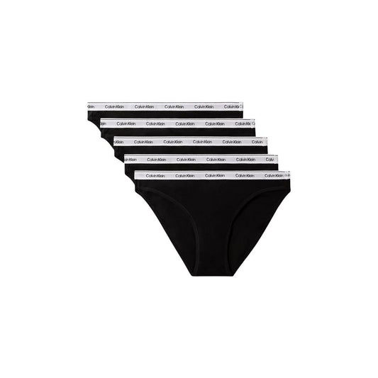Underpants by Calvin Klein Underwear for women in stretch cotton black, patterned & signature features an chic silhouette from the Women's Stretch Cotton Underpants collection, showcasing a sophisticated fit and chic design.