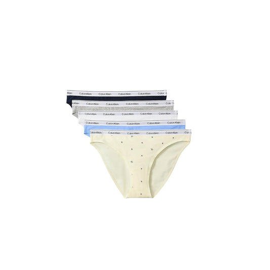 Underpants by Calvin Klein Underwear for women in stretch cotton gray, patterned & signature features a discreet silhouette, showcasing the sophisticated design of the Women's Stretch Cotton Underpants with a discreet fit.