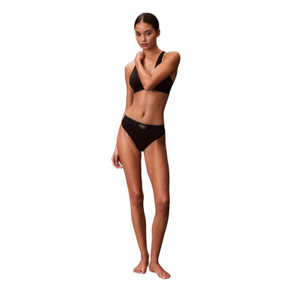 Calvin Klein Underwear Black Recycled Polyester Pantie