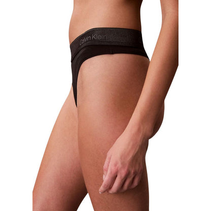 Calvin Klein Underwear Black Cotton Pantie