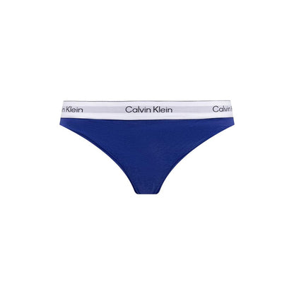 Calvin Klein Underwear Blue Cotton Pantie