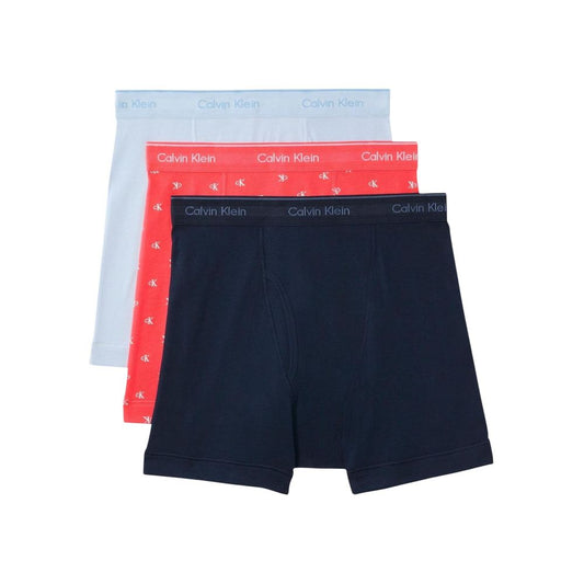 Underwear Boxer Briefs by Calvin Klein Underwear for men in cotton gray & natural showcases a subtle silhouette, offering a sophisticated look from the Men's Cotton Underwear Boxer Briefs collection.