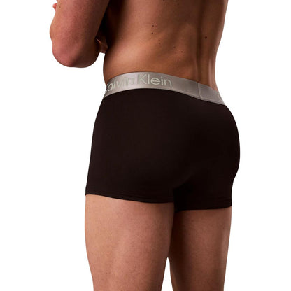 Calvin Klein Underwear Black And White Recycled Polyester Boxers