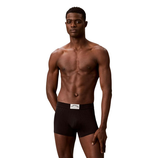 Underpants by Calvin Klein Underwear for men in stretch cotton black & signature features an nuanced silhouette, showcasing the refined City Men's Stretch Cotton Underpants design with a nuanced cut for a premium look.