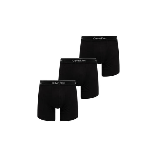 Underwear Boxer Briefs from Calvin Klein Underwear for men in stretch cotton black & signature features an ergonomic design from the Men's Stretch Cotton Underwear Boxer Briefs collection, highlighting a premium fit and tailored cut.