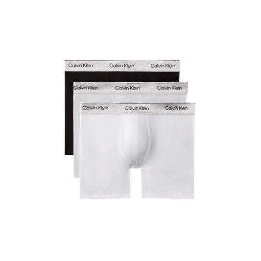 Underwear Boxer Briefs by Calvin Klein Underwear for men in stretch cotton bicolour & signature features a sleek silhouette, perfectly showcasing the sophisticated design of this Men's Stretch Cotton Underwear Boxer Briefs with a sleek fit.