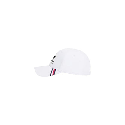 Tommy Hilfiger White Recycled Polyester Cap (Baseball Hat)