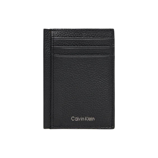 Calvin Klein Leather Cardholder Card Case - Black
