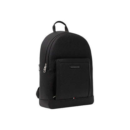 Tommy Hilfiger Black Polyethylene Backpack
