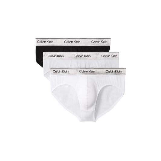 Underwear Briefs by Calvin Klein Underwear for men in stretch cotton bicolour & signature features a subtle silhouette, showcasing the subtle design of this Men's Stretch Cotton Underwear Briefs with a subtle fit.