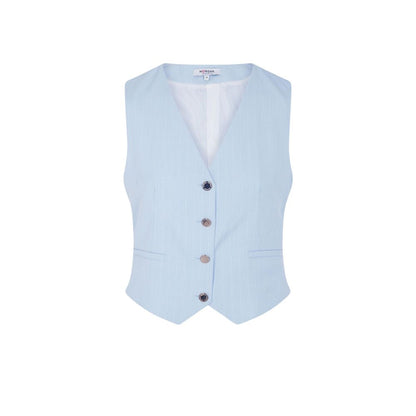 Morgan De Toi Blue Polyester Waistcoat