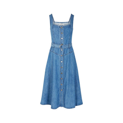 Morgan De Toi Light Blue Lyocell Long Dress
