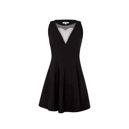 Morgan De Toi Black Polyester Midi Dress