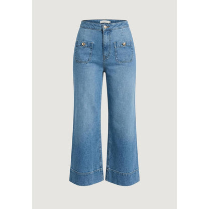 Morgan De Toi Light Blue Cotton Bootcut Jeans