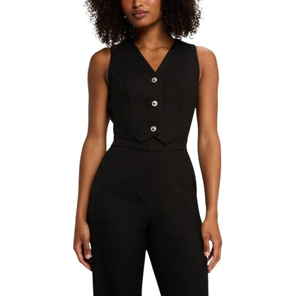 Morgan De Toi Women's Stretch Polyester & Viscose One-Piece - Black